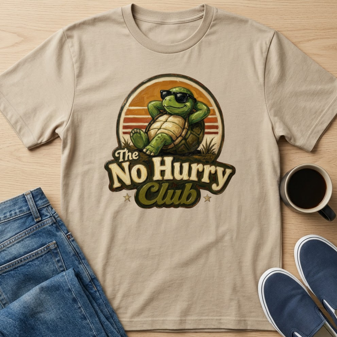Turtle Sunset Painting T-Shirt