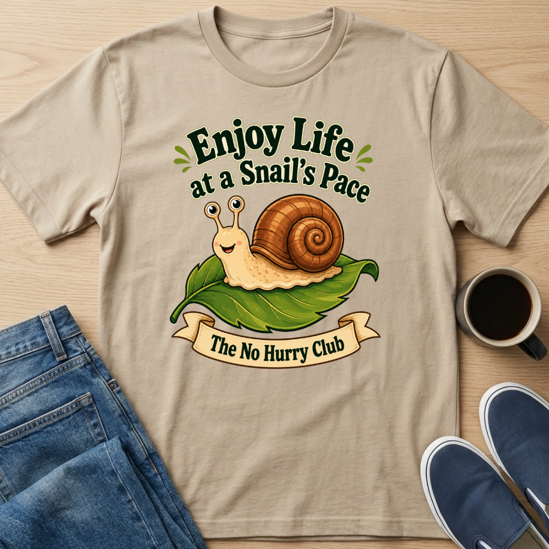 Enjoy Life Snail T-Shirt