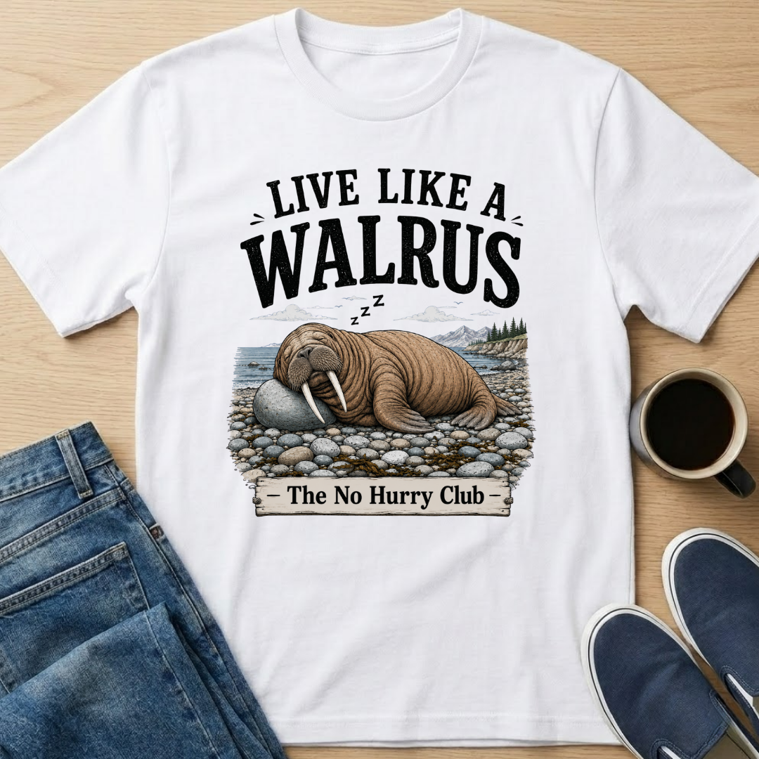 Live Like A Walrus T-Shirt