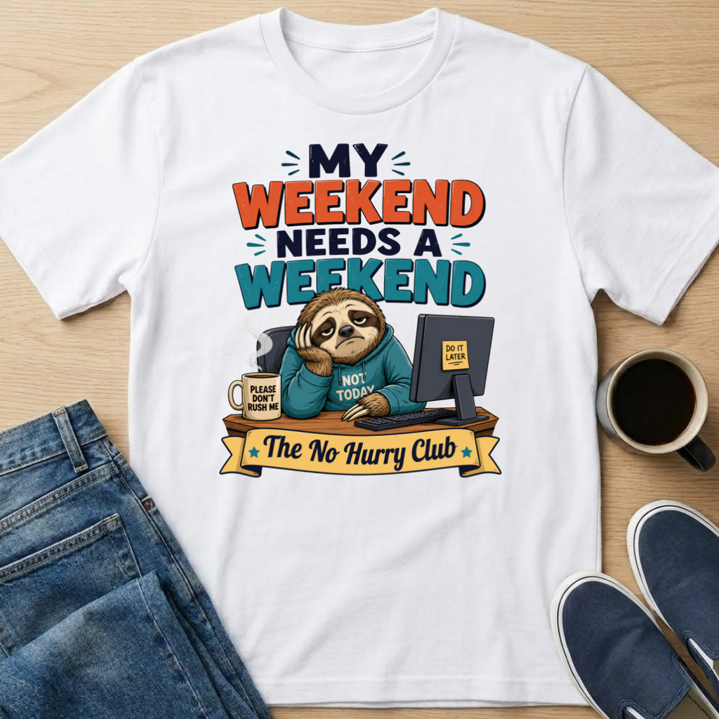 My Weekend Sloth T-Shirt