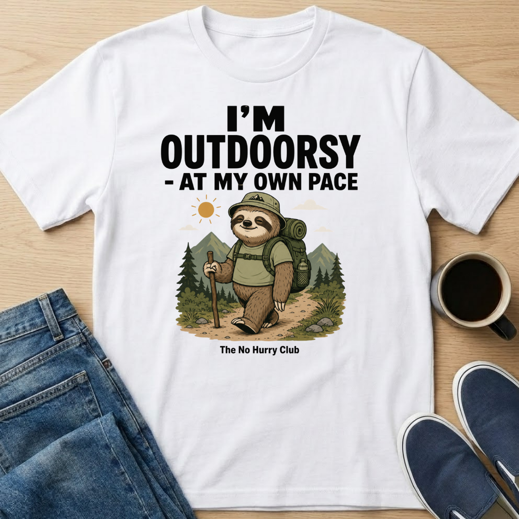 I'm Outdoorsy Sloth T-Shirt