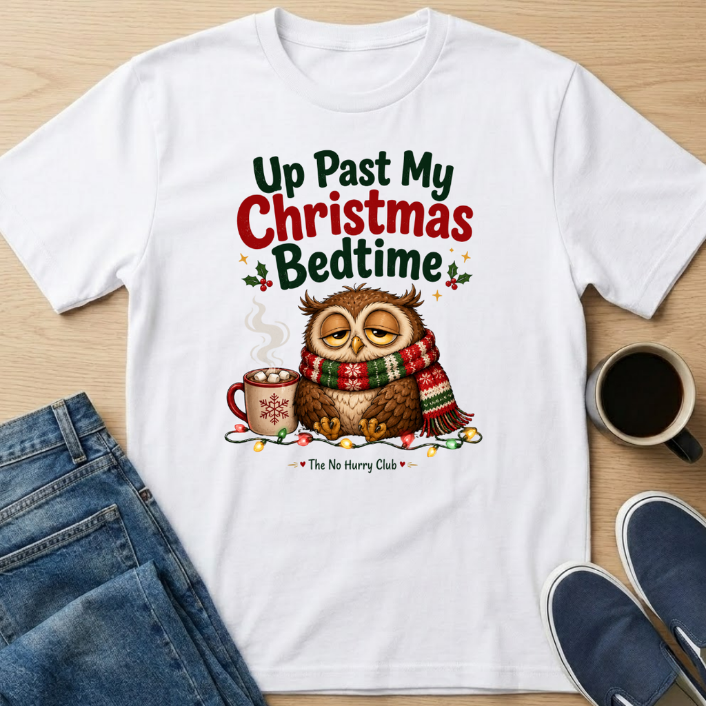 Christmas Bedtime Owl T-Shirt
