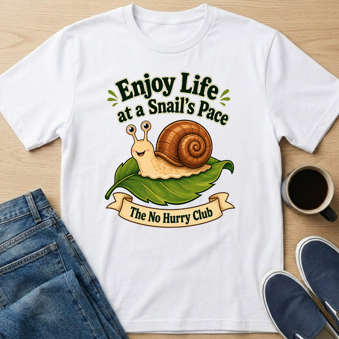 Enjoy Life Snail T-Shirt
