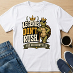 Legends Don't Rush Turtle T-Shirt