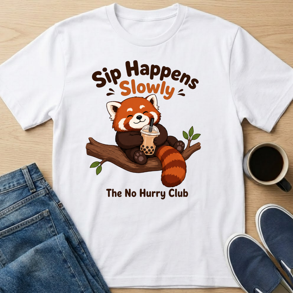 Sip Happens Slowly T-Shirt