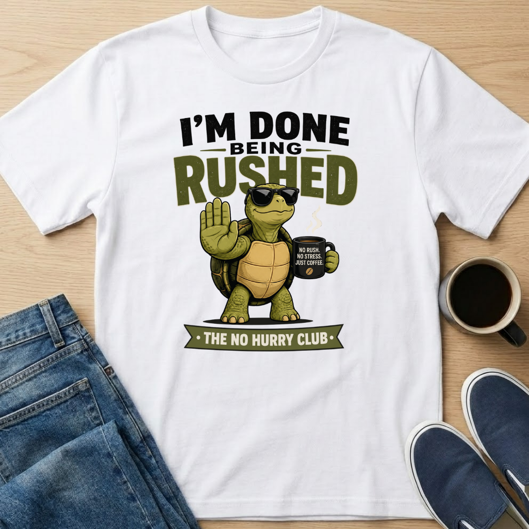 I'm Done Being Rushed T-Shirt