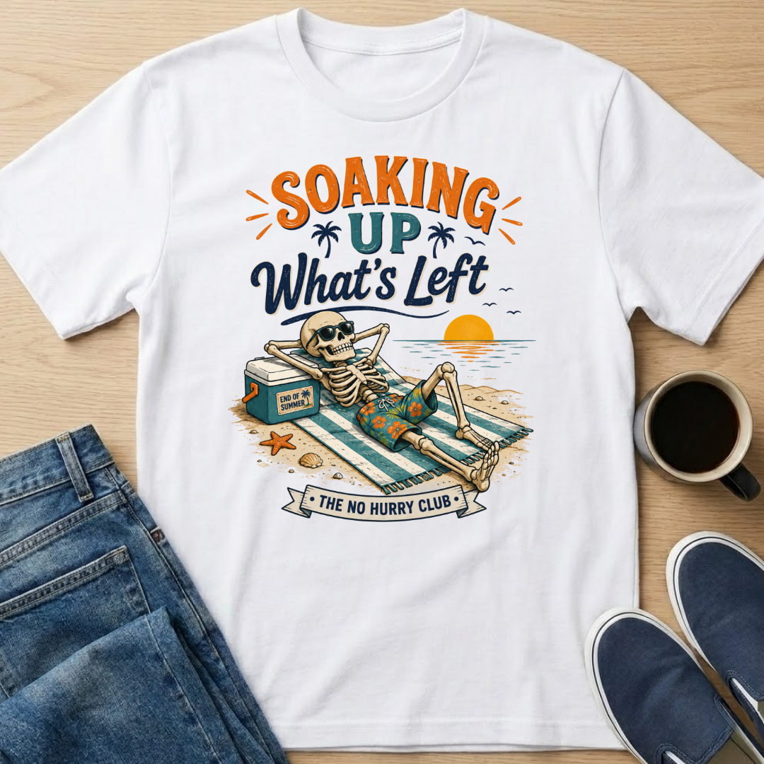 Soaking Up What's Left Skelly T-Shirt