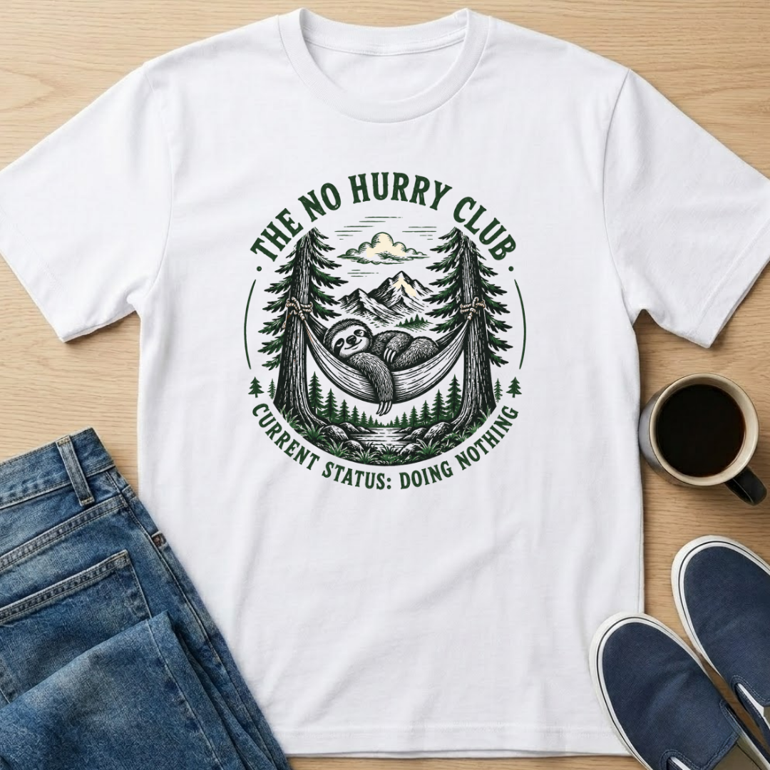 Doing Nothing Sloth T-Shirt