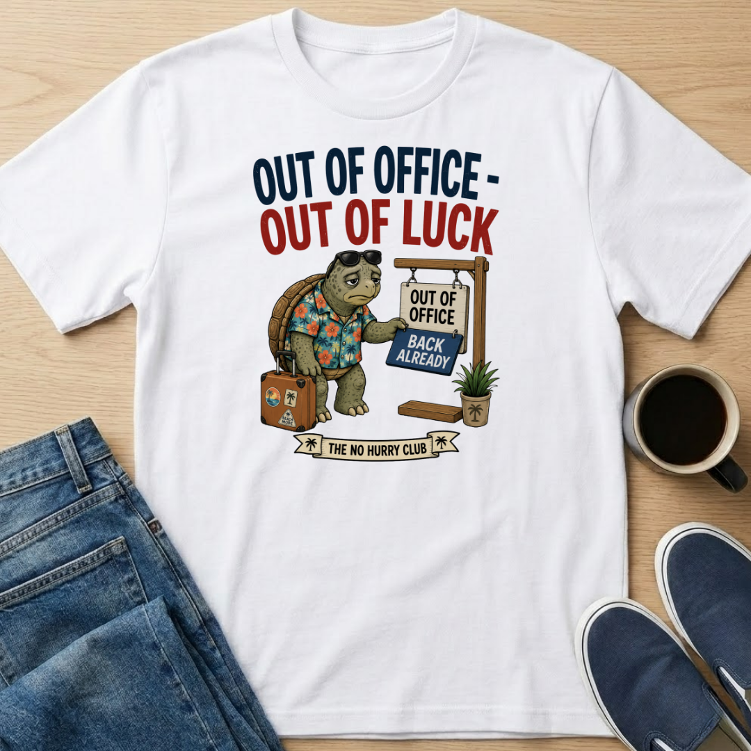 Out Of Office Turtle T-Shirt