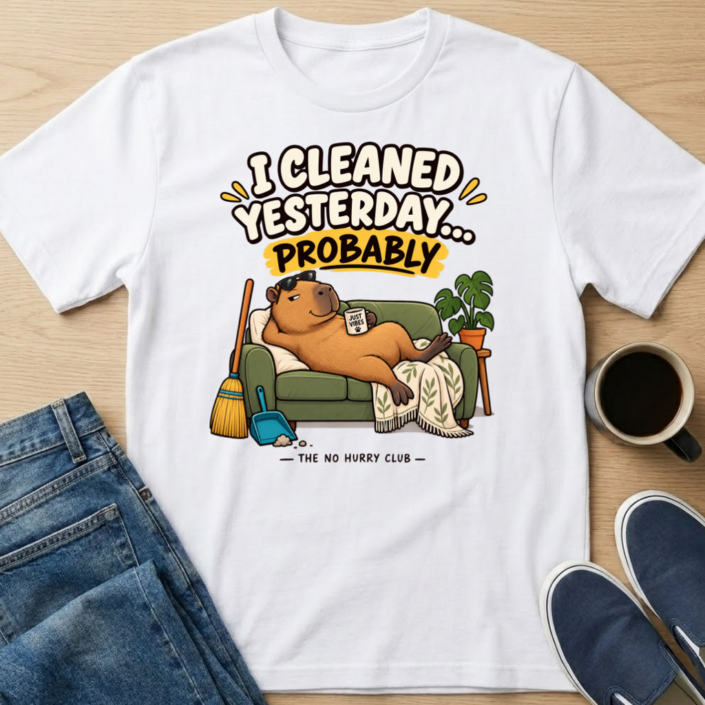 I Cleaned Yesterday T-Shirt