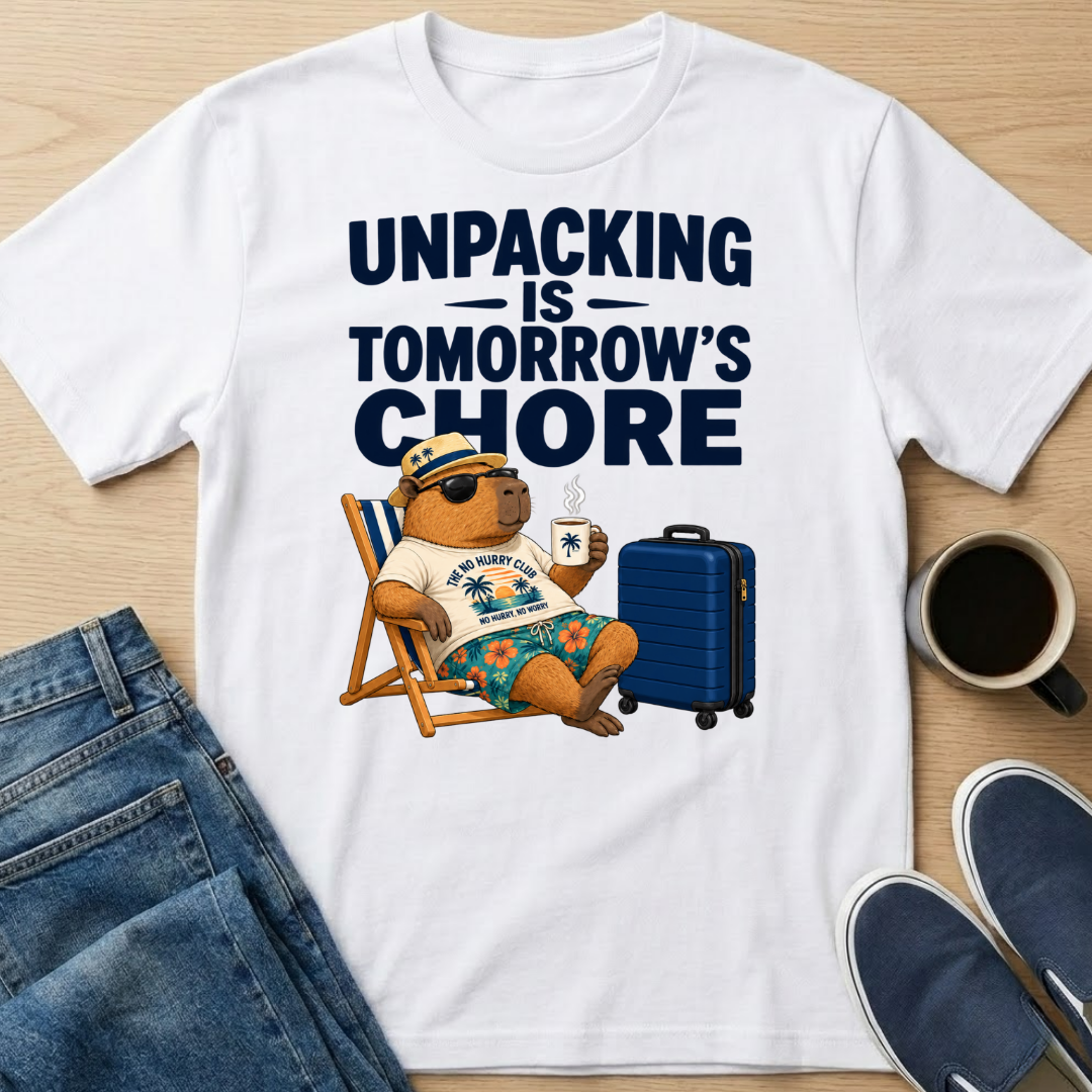 Unpacking Is Tomorrow's Chore T-Shirt
