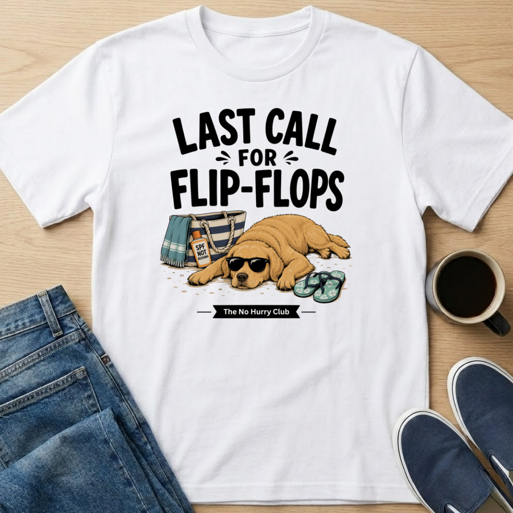 Last Call For Flip-Flops T-Shirt