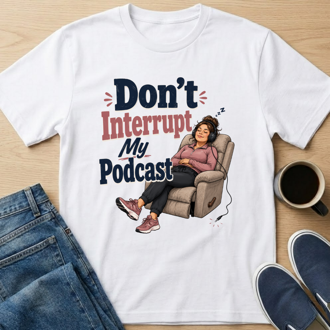 Podcast Woman T-Shirt