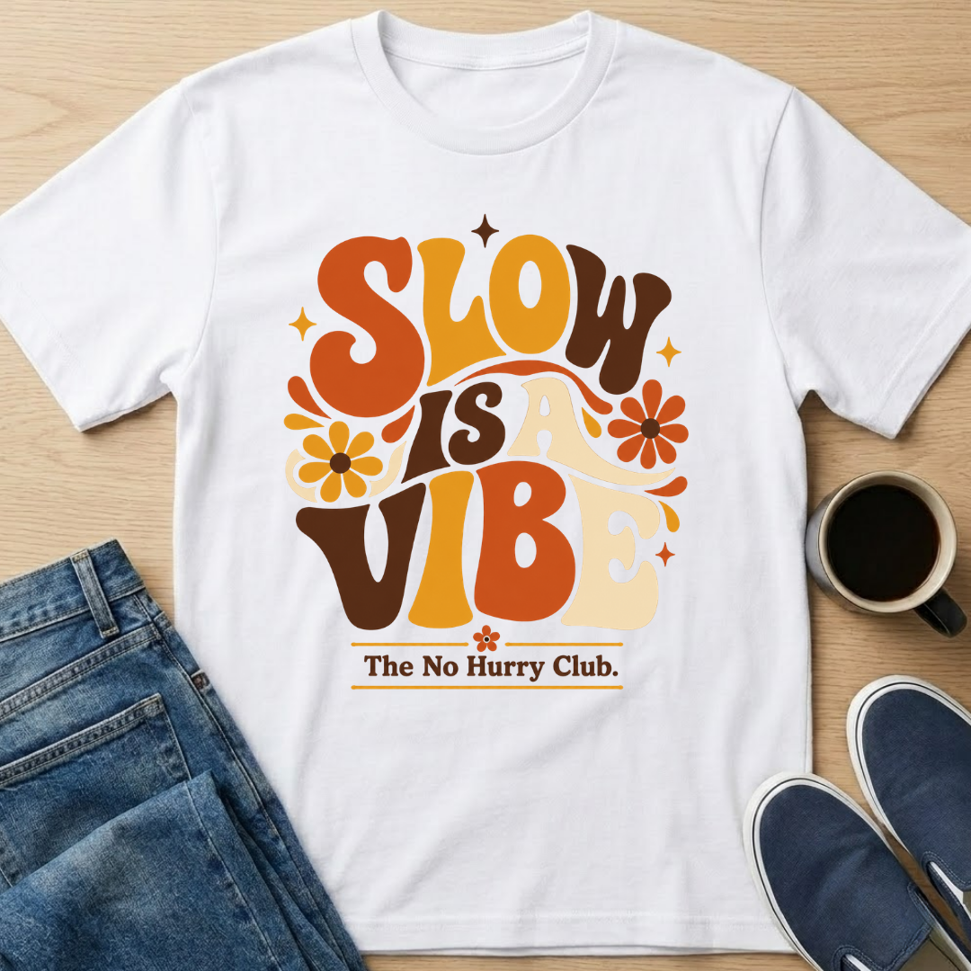70's Slow Is A Vibe T-Shirt