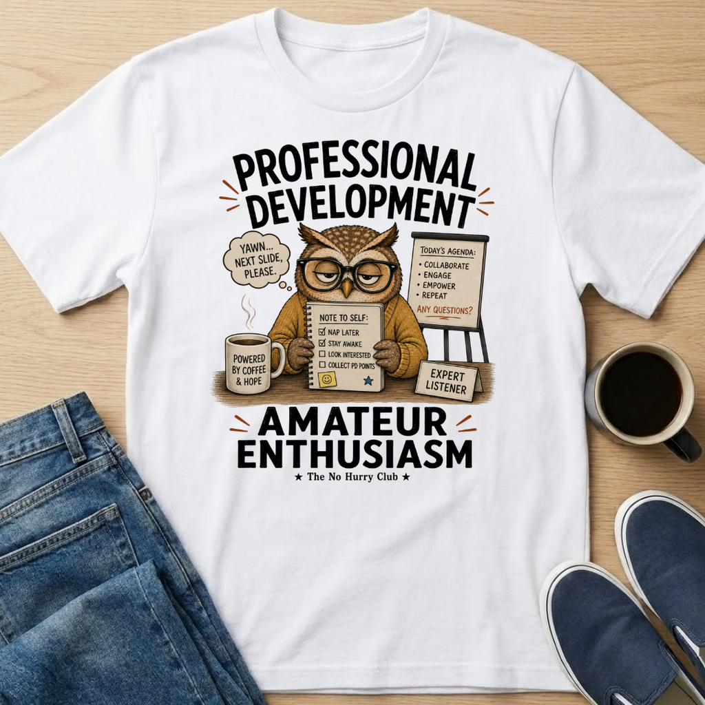 Amateur Enthusiasm Owl T-Shirt