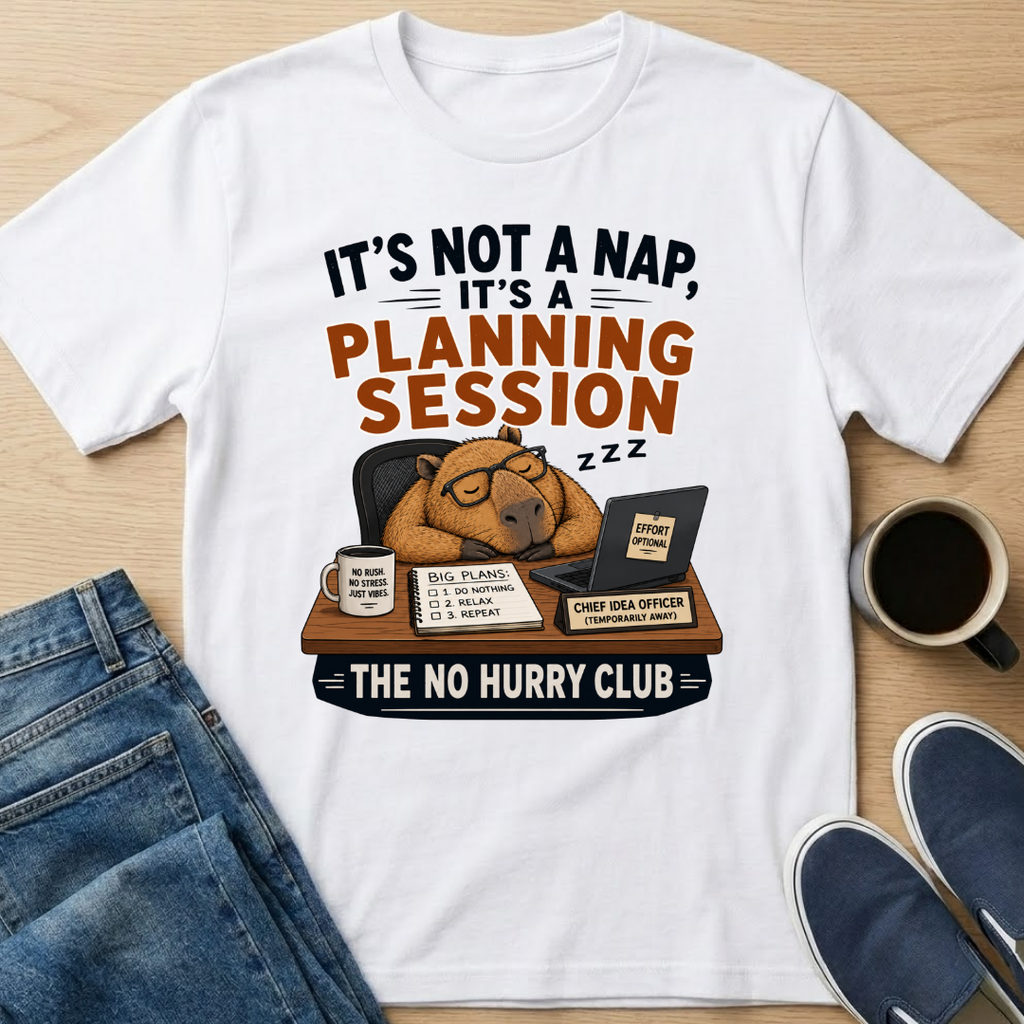 It's Not A Nap Capybara T-Shirt