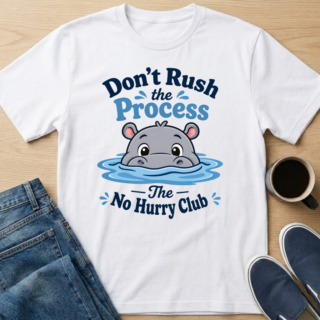 Don't Rush Hippo T-Shirt