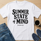 Summer State Of Mind Text T-Shirt