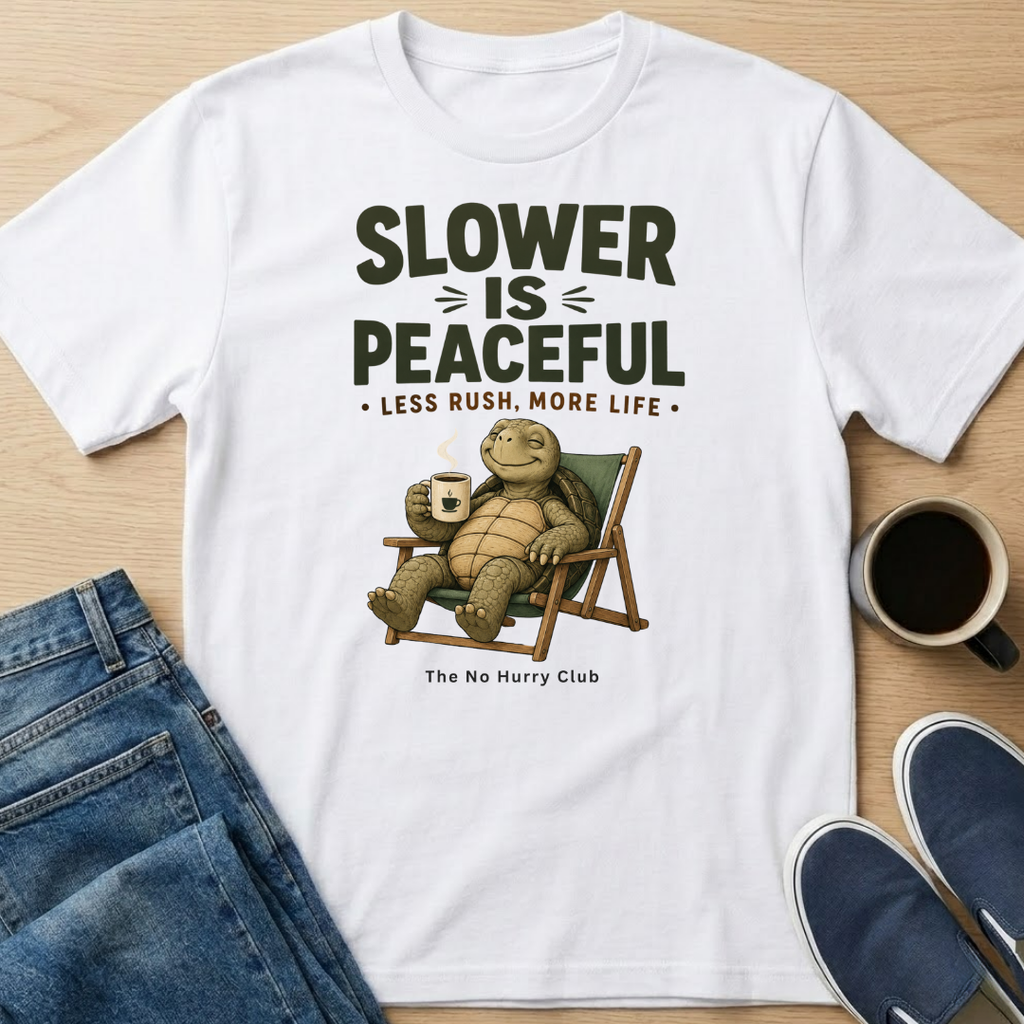 Slower Is Peaceful T-Shirt