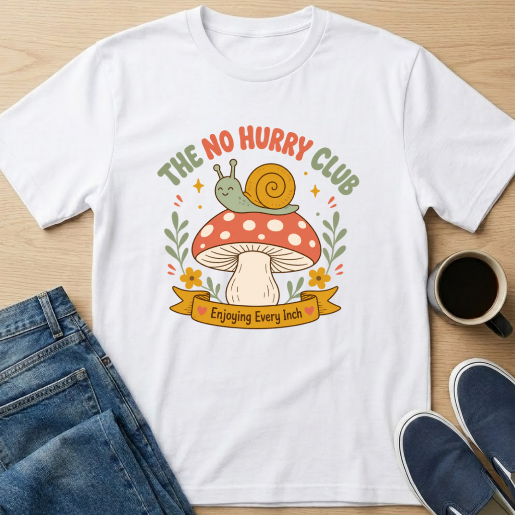 Enjoying Every Inch Mushroom T-Shirt