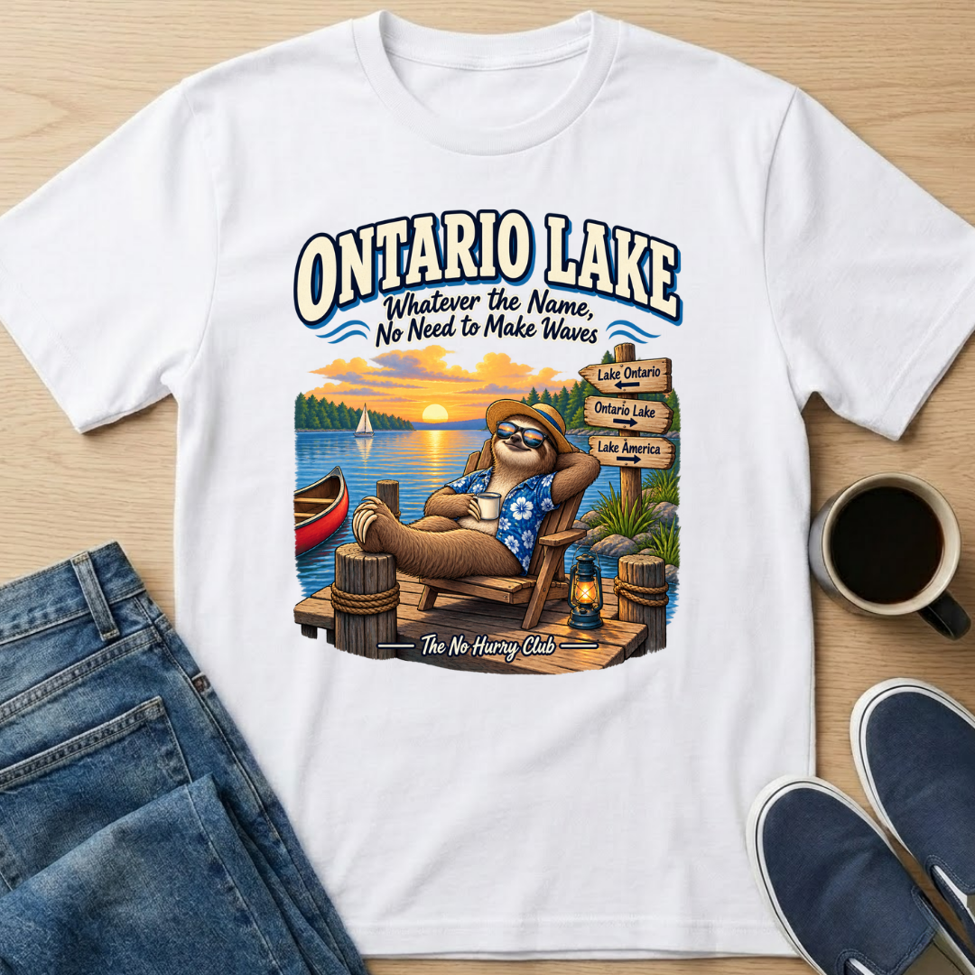 Ontario Lake Waves T-Shirt