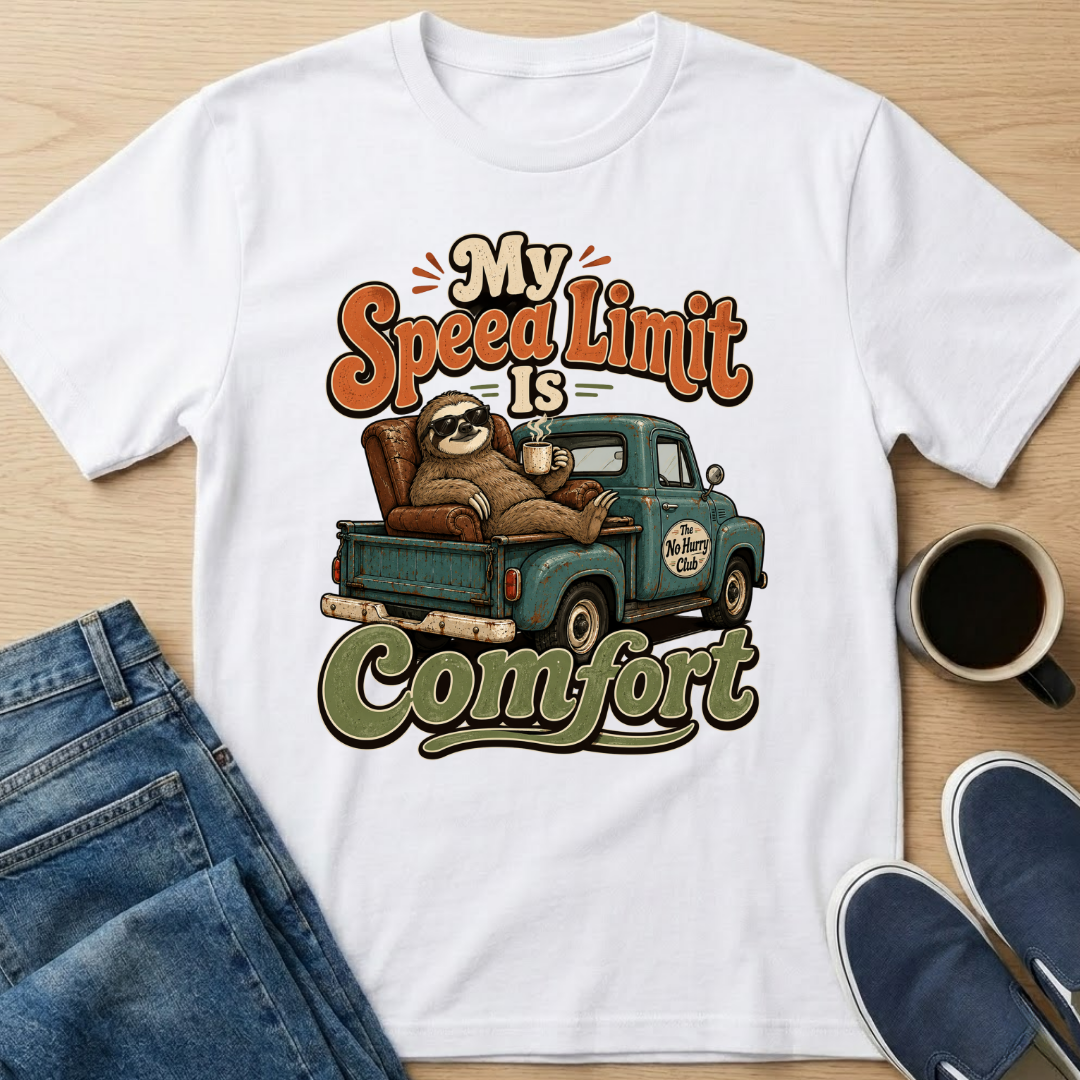 My Speed Limit Sloth T-Shirt
