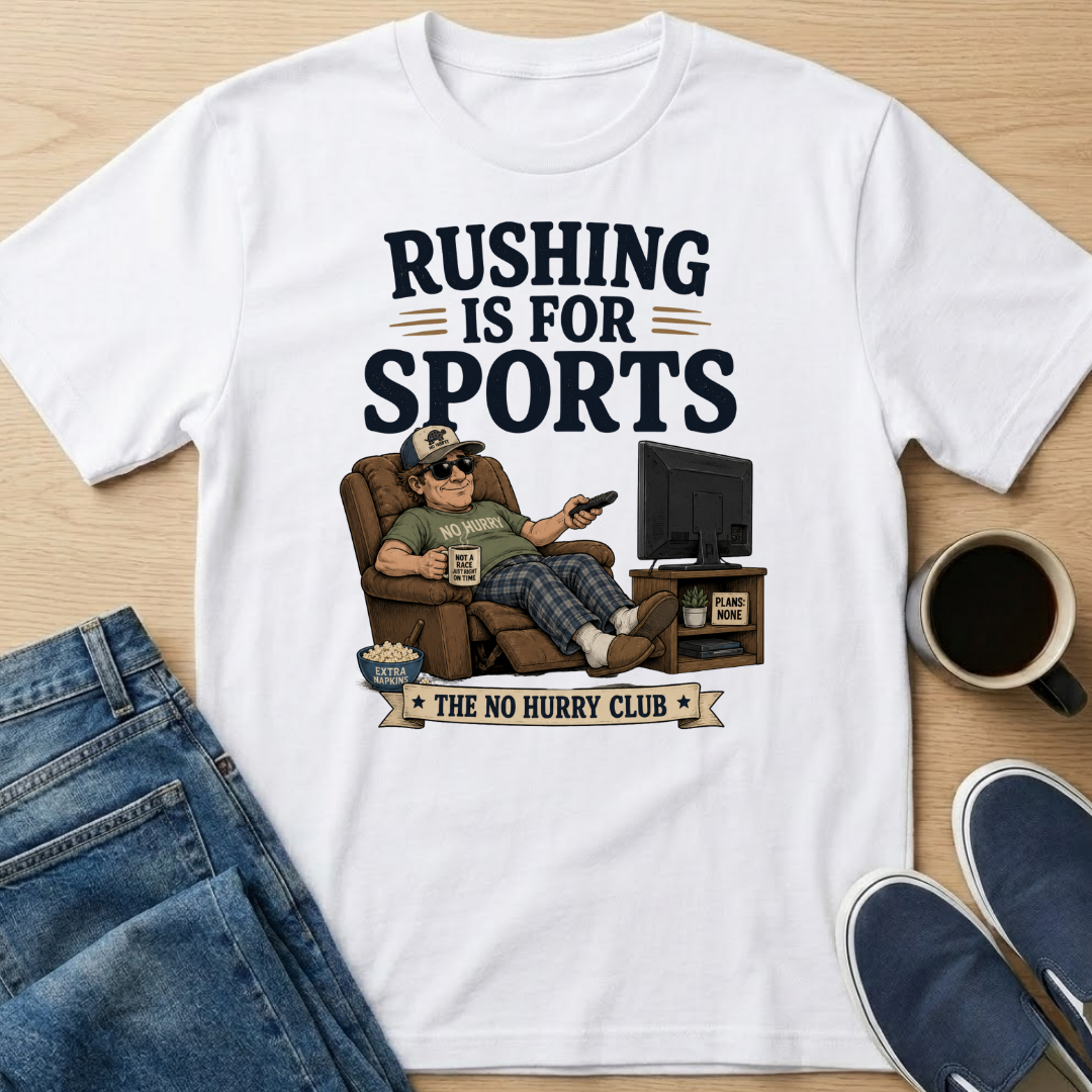 Rushing Is For Sports T-Shirt