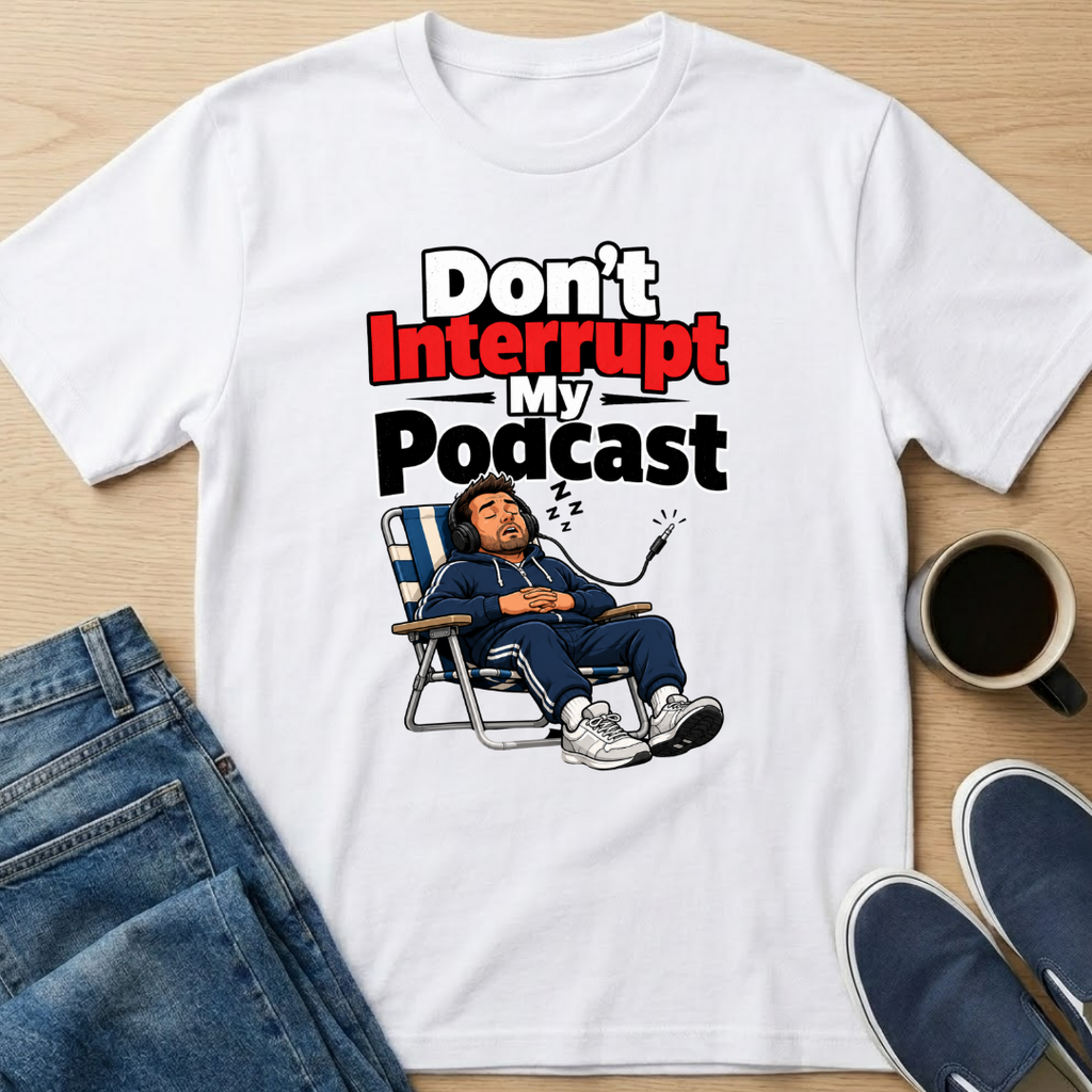 Podcast Man T-Shirt