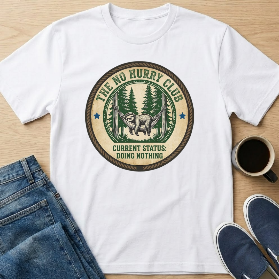 Doing Nothing Sloth T-Shirt