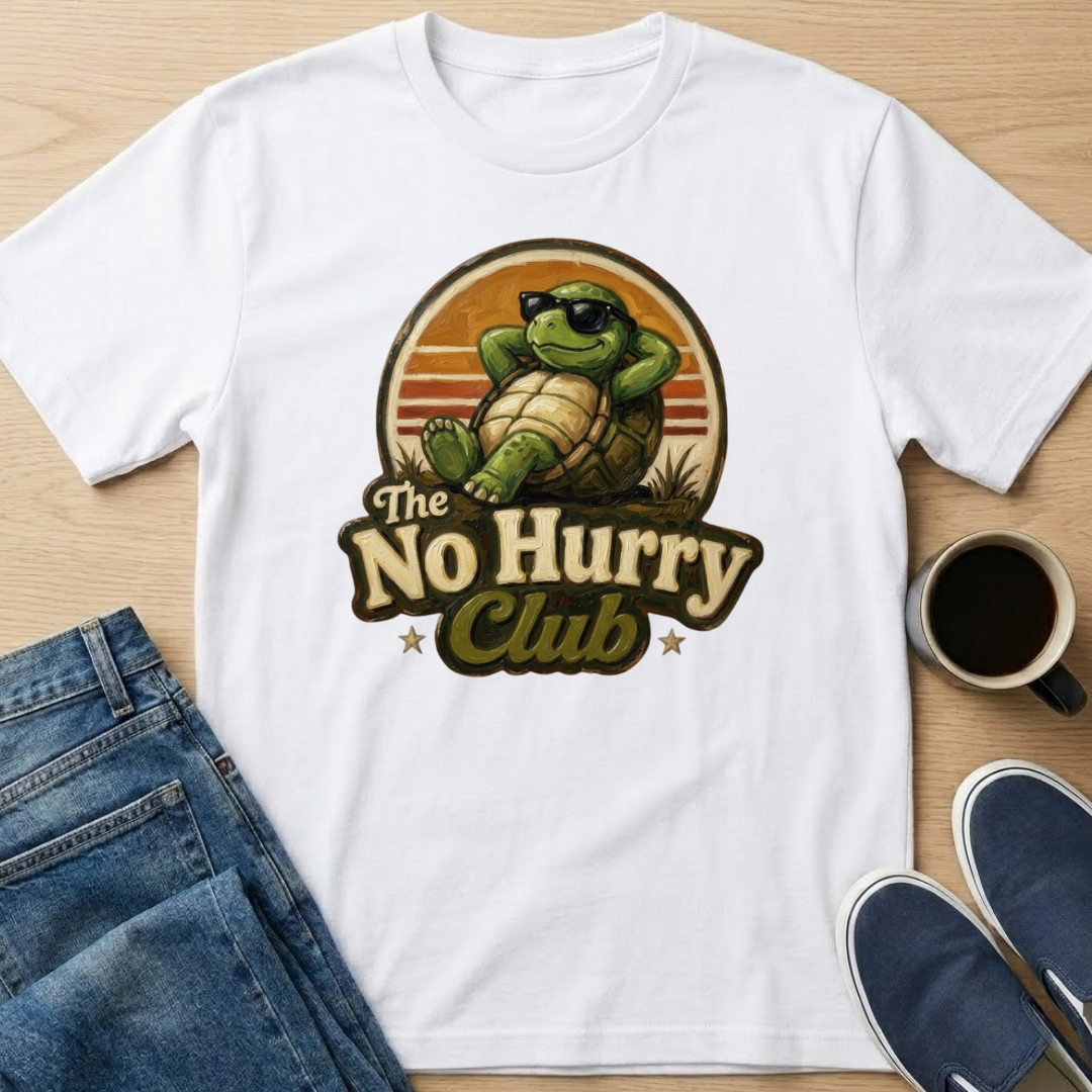 Turtle Sunset Painting T-Shirt
