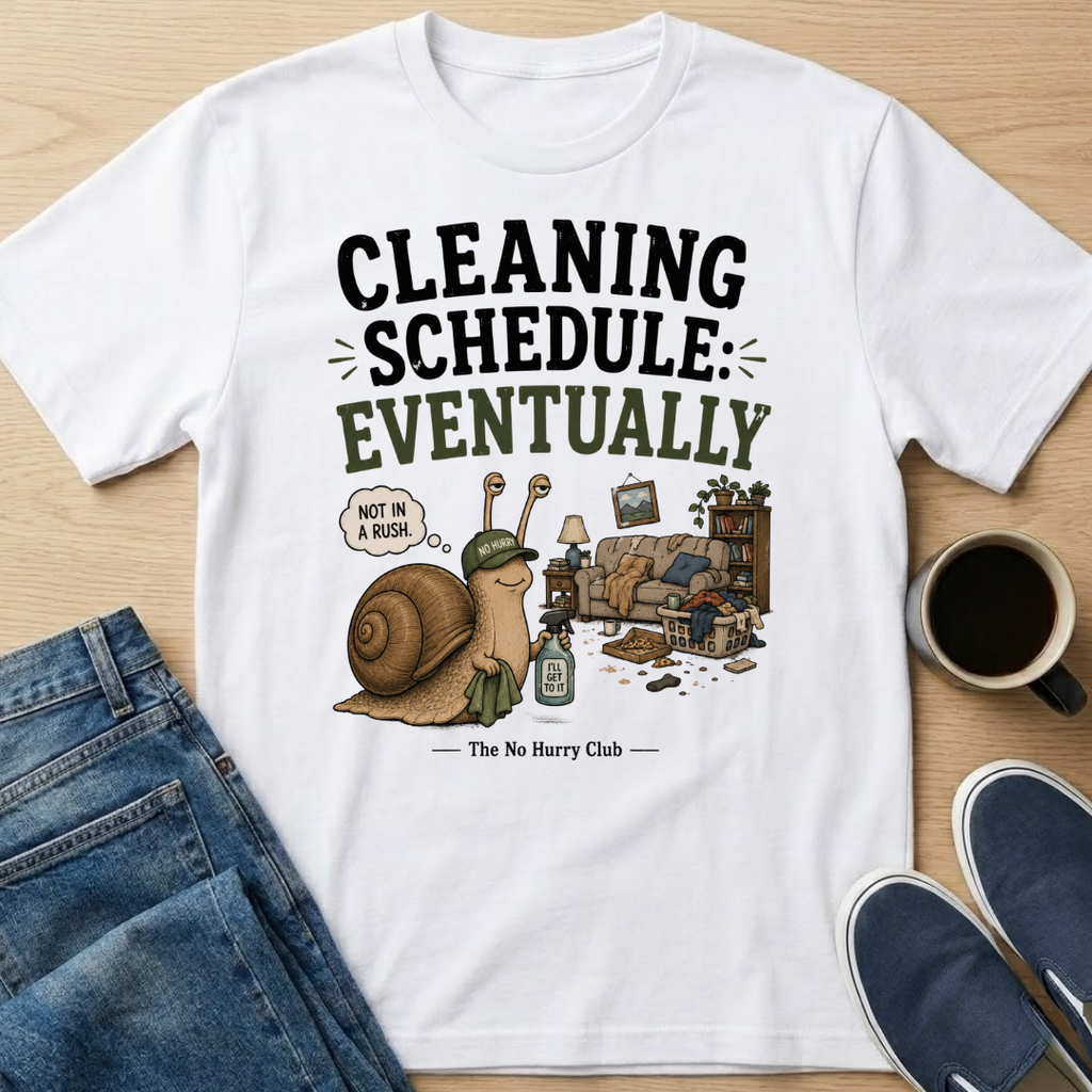 Cleaning Schedule T-Shirt