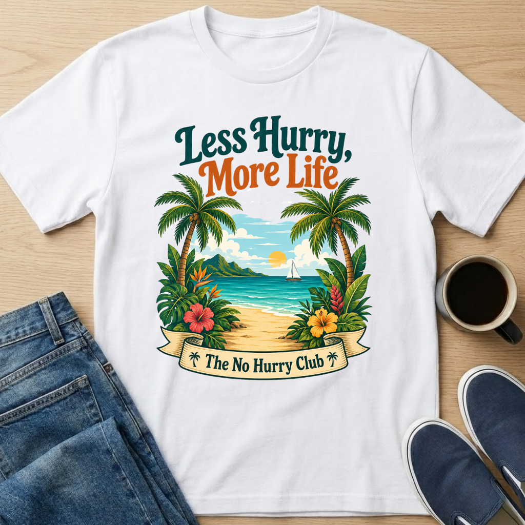Less Hurry, More Life T-Shirt