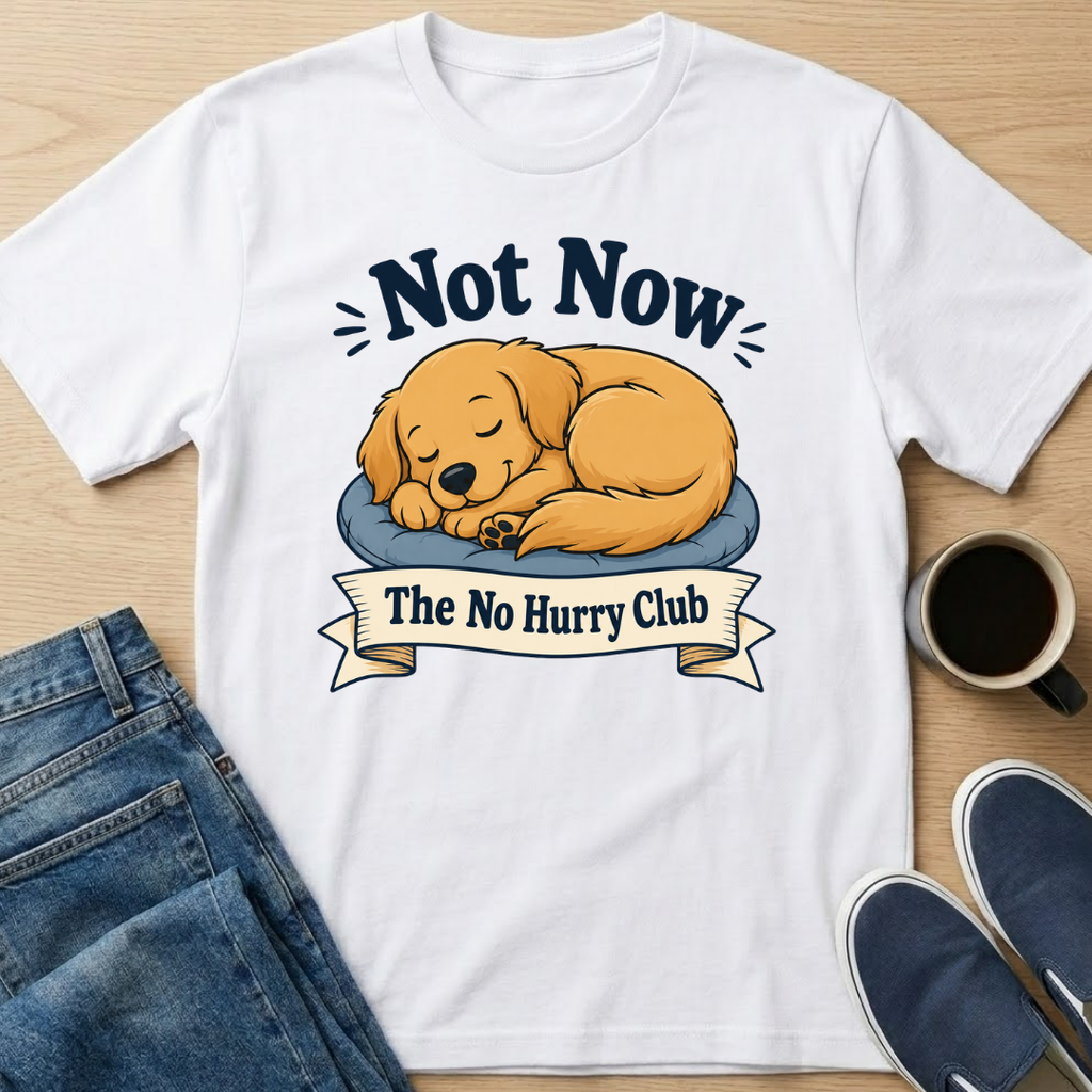 Not Now Dog T-Shirt